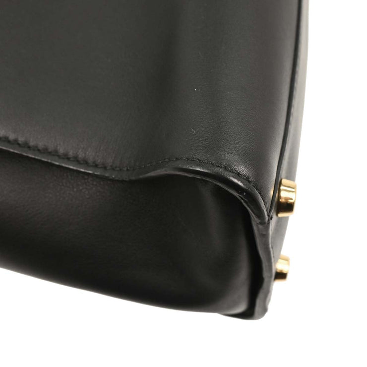 Fendi Black Leather Peekaboo 2way Handbag 8BN300-SMQ-178-0501 177529