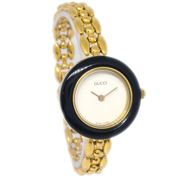 Gucci 11/12.2 Change Bezel Chameleon Quartz Watch SS 177535