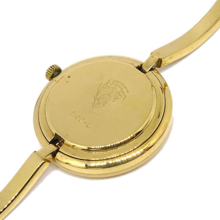 Gucci 1100-L Change Bezel Chameleon Quartz Watch SS 177537
