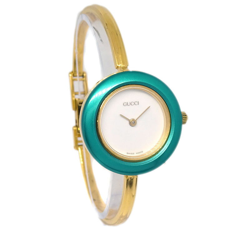 Gucci 11/12.2 Change Bezel Chameleon Quartz Watch SS 177541