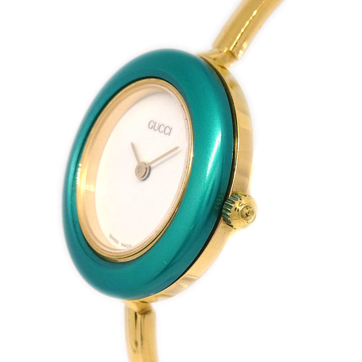 Gucci 11/12.2 Change Bezel Chameleon Quartz Watch SS 177541