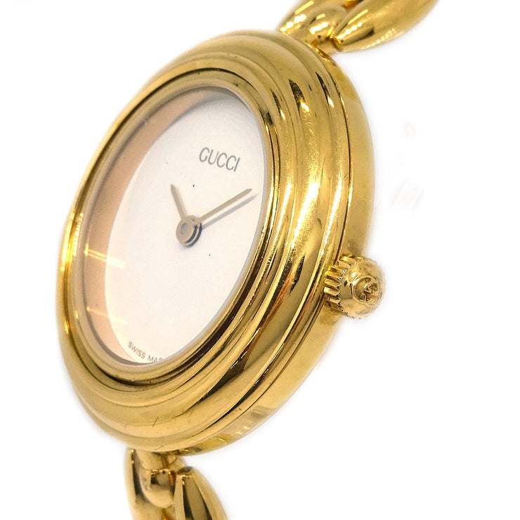 Gucci 11/12.2 Change Bezel Chameleon Quartz Watch SS 177546