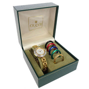Gucci 11/12.2 Change Bezel Chameleon Quartz Watch SS 177547