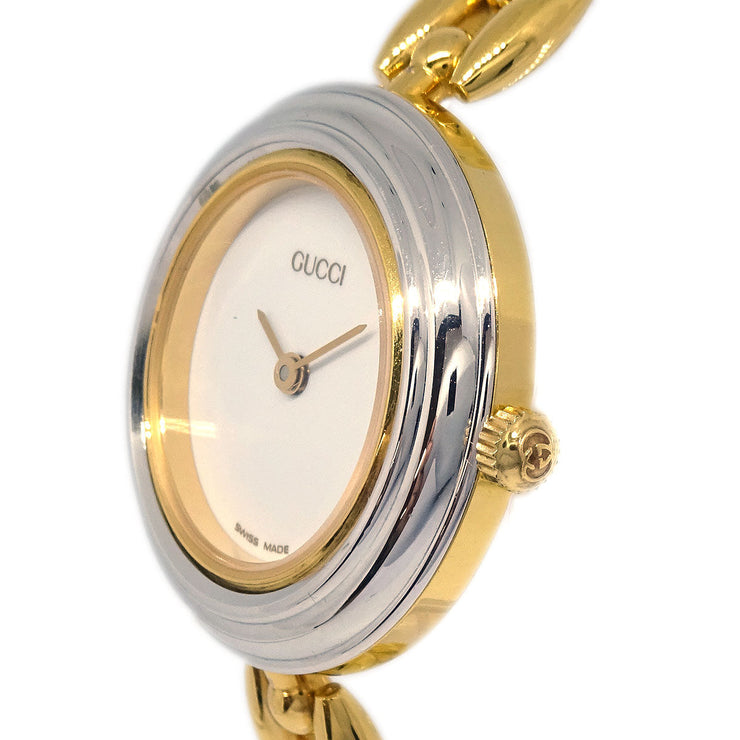 Gucci 11/12.2 Change Bezel Chameleon Quartz Watch SS 177547