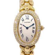 Cartier Baignoire Ref.1950 Quartz Watch 18KYG Diamond 177551