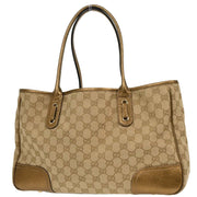 Gucci Beige Gold GG Tote Bag 163805 002404 177554