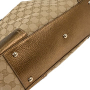 Gucci Beige Gold GG Tote Bag 163805 002404 177554