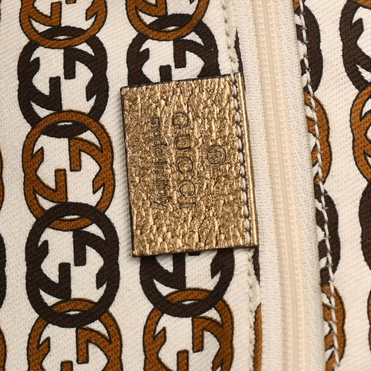 Gucci Beige Gold GG Tote Bag 163805 002404 177554