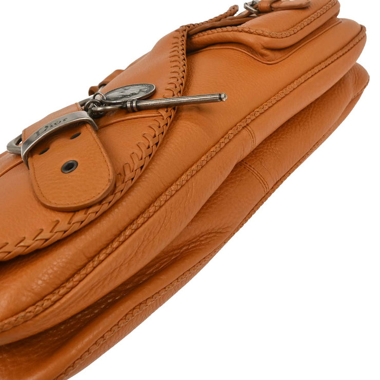 Christian Dior Brown Gaucho Tote Bag 05-MA-0016 177556