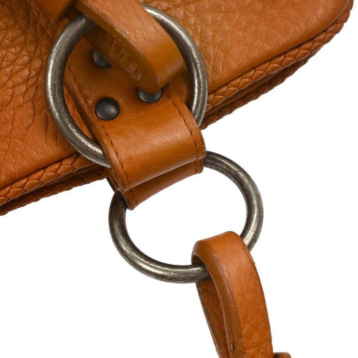 Christian Dior Brown Gaucho Tote Bag 05-MA-0016 177556