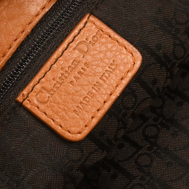 Christian Dior Brown Gaucho Tote Bag 05-MA-0016 177556