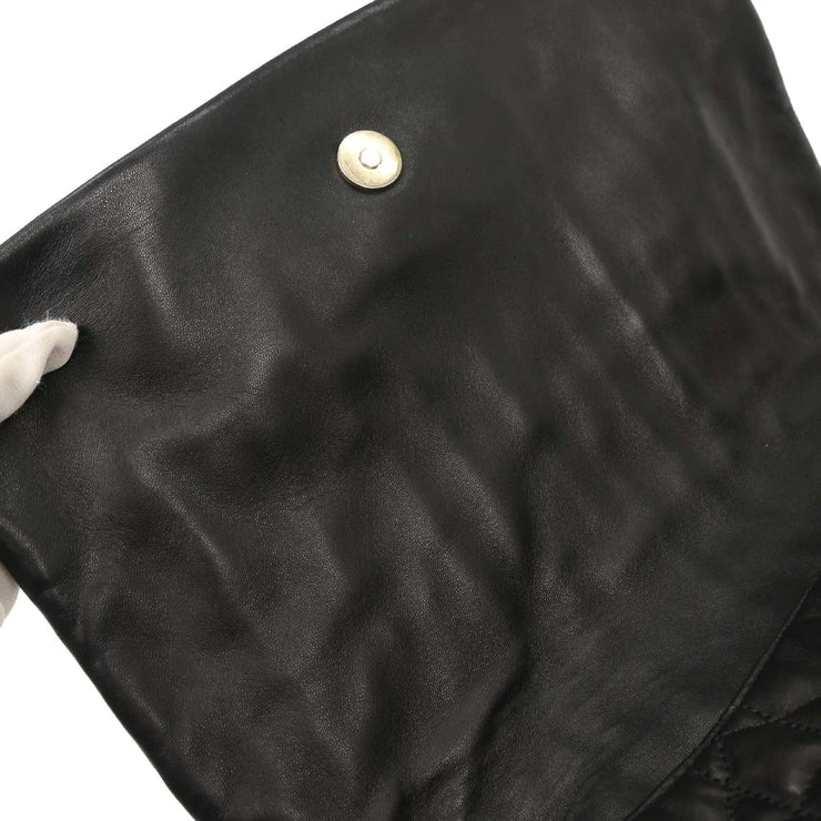 Christian Dior Black Lambskin Cannage Handbag 15-BO-0160 177557