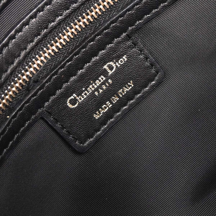 Christian Dior Black Lambskin Cannage Handbag 15-BO-0160 177557