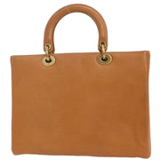 Christian Dior Brown Leather Lady Dior Handbag 05-MA-0023 177558