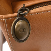 Christian Dior Brown Leather Lady Dior Handbag 05-MA-0023 177558