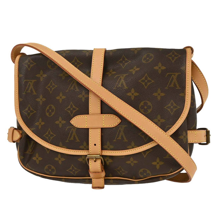 Louis Vuitton Monogram Saumur 30 Messenger Shoulder Bag M42256 AR8907 177560