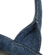 Prada Blue Denim Canapa Tote Handbag 203 177563