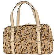 Gucci Beige Canvas Interlocking Handbag 170009 001364 177566