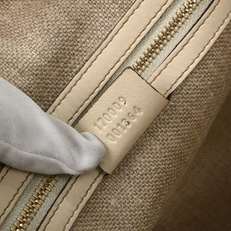 Gucci Beige Canvas Interlocking Handbag 170009 001364 177566