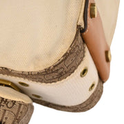 Christian Dior Beige Canvas Street Chic Columbus Shoulder Bag 177573