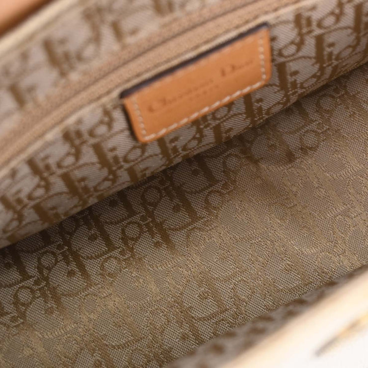 Christian Dior Beige Canvas Street Chic Columbus Shoulder Bag 177573
