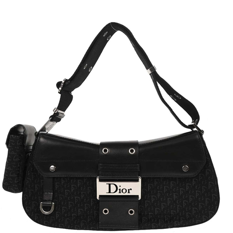 Christian Dior Black Trotter Street Chic Shoulder Bag MA-0062 177574