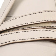 Christian Dior White Leather Saddle Handbag 01RU1003 177577