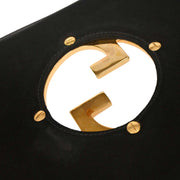 Gucci Black Suede Blondie Shoulder Bag BREV.N.53280 177579