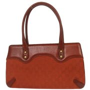 Gucci Red Canvas GG Horsebit Handbag 114013 002058 177580