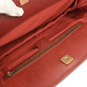 Gucci Red Canvas GG Horsebit Handbag 114013 002058 177580