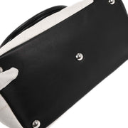 Chanel White Calfskin Cambon Ligne Tote Handbag 177583