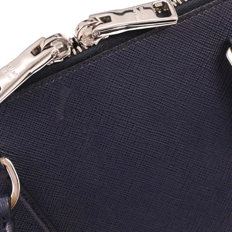 Prada Navy Leather Promenade 2way Shoulder Handbag 231 177589