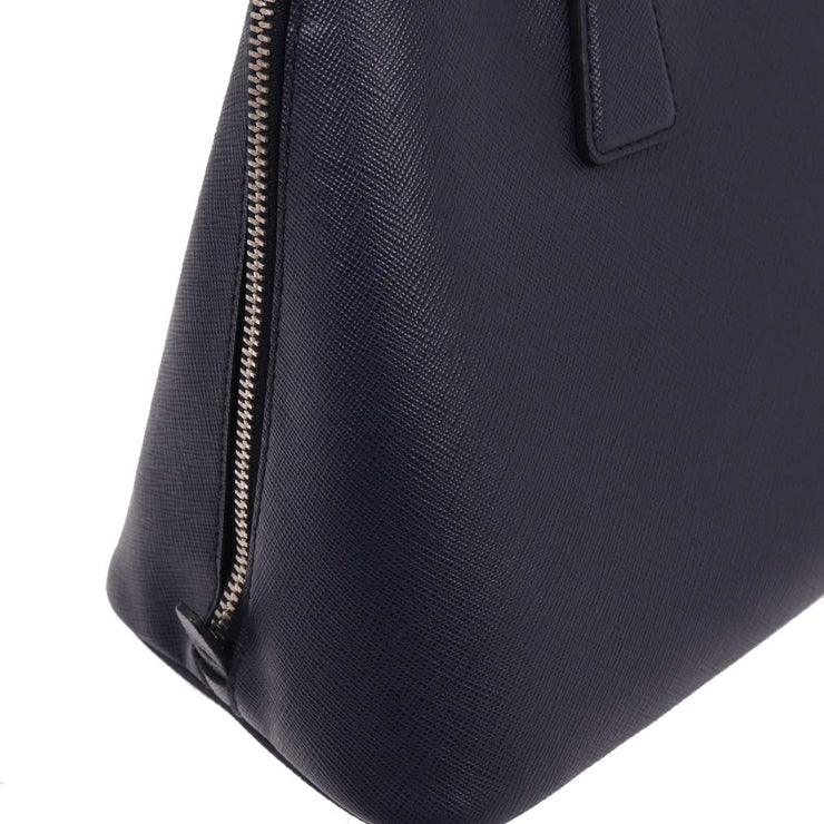 Prada Navy Leather Promenade 2way Shoulder Handbag 231 177589