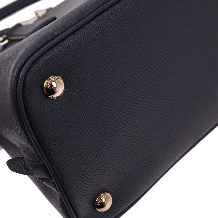 Prada Navy Leather Promenade 2way Shoulder Handbag 231 177589