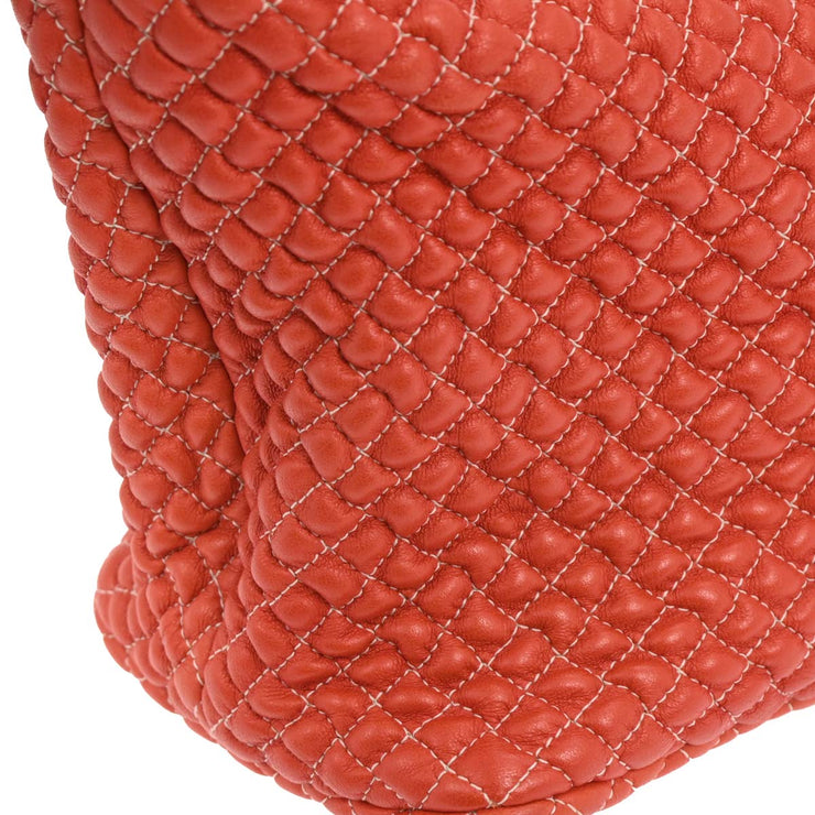 Bottega Veneta Red Leather Handbag B00365099D 177593