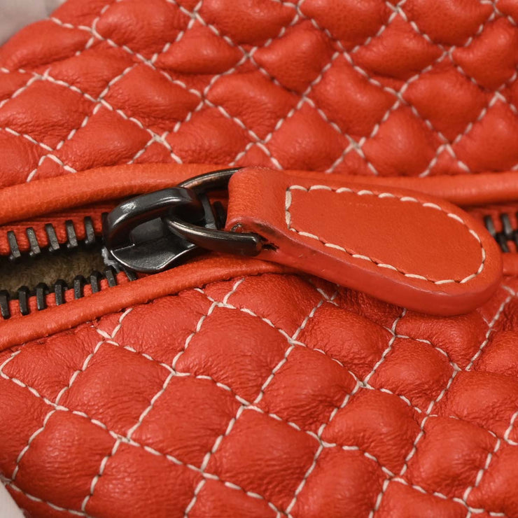 Bottega Veneta Red Leather Handbag B00365099D 177593