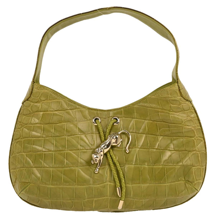 Cartier Green Crocodile Handbag EUKC 177594
