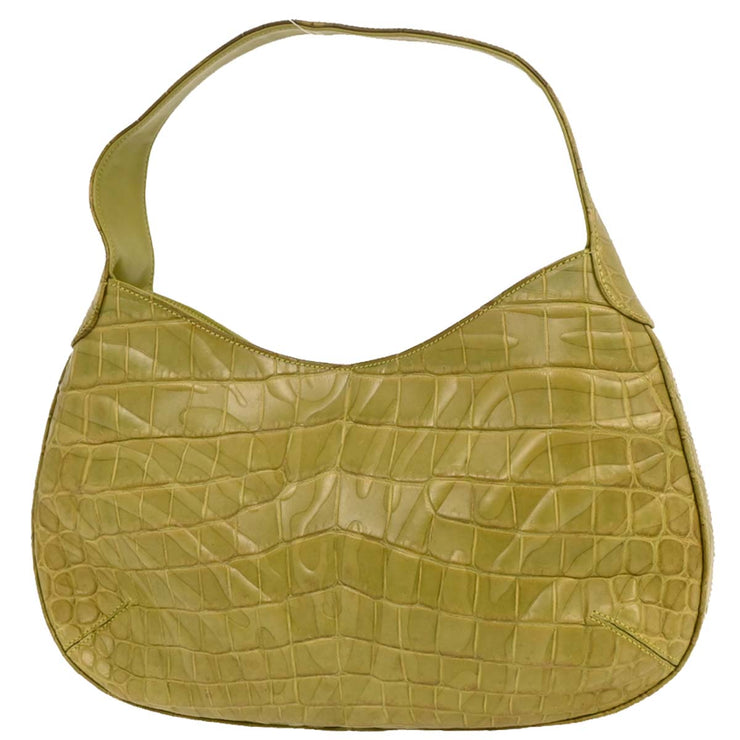 Cartier Green Crocodile Handbag EUKC 177594