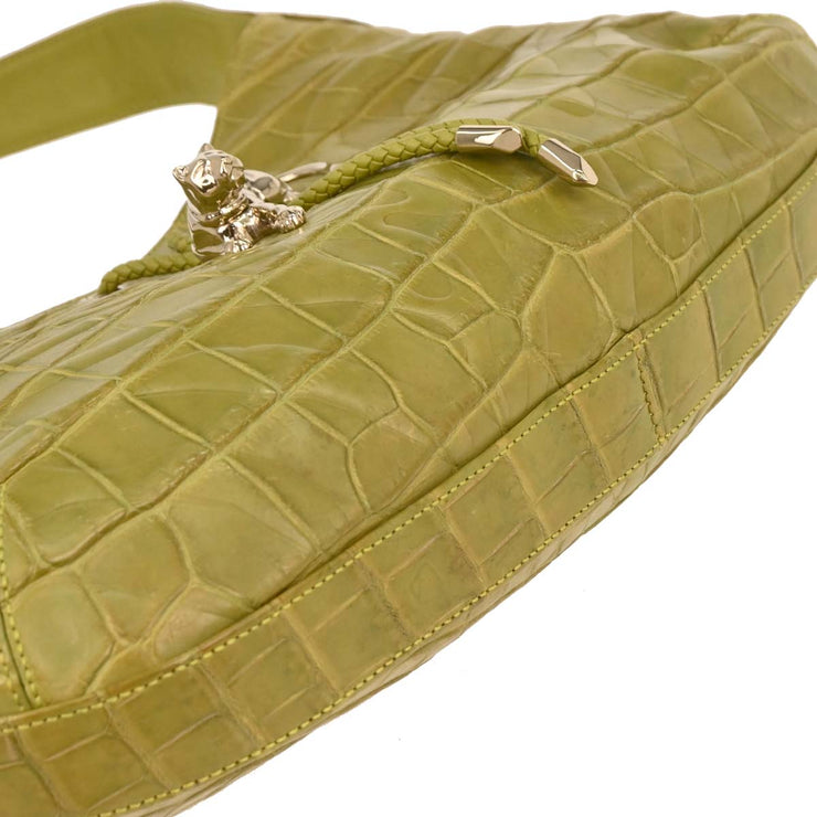 Cartier Green Crocodile Handbag EUKC 177594