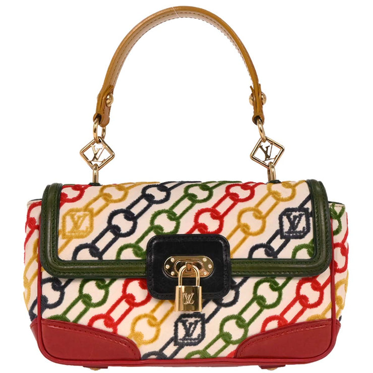 Louis Vuitton Monogram Velvet Chain Dolly Pochette Handbag M95208 BA0046 177600
