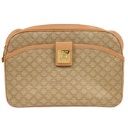 Celine Beige PVC Macadam Shoulder Bag M14 177601