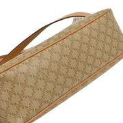 Celine Beige PVC Macadam Shoulder Bag M14 177601