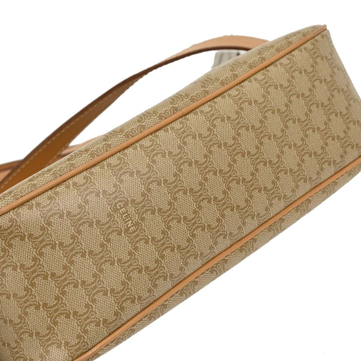 Celine Beige PVC Macadam Shoulder Bag M14 177601