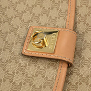 Celine Beige PVC Macadam Shoulder Bag M14 177601