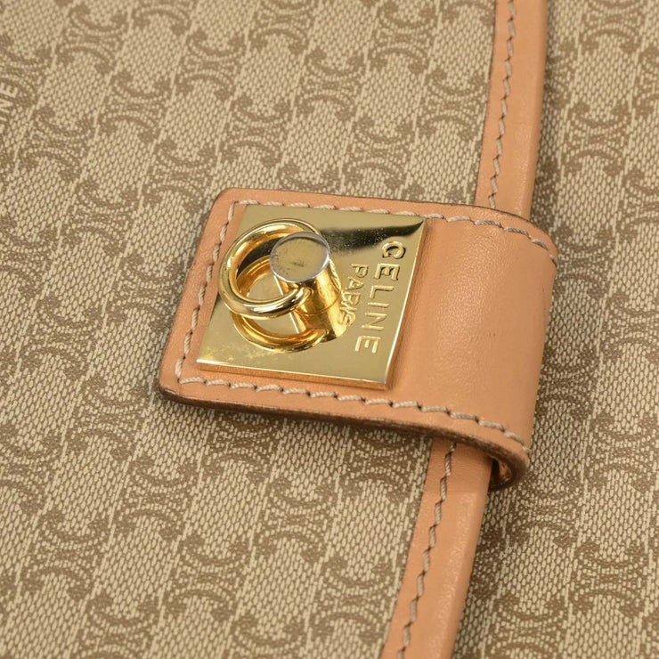 Celine Beige PVC Macadam Shoulder Bag M14 177601