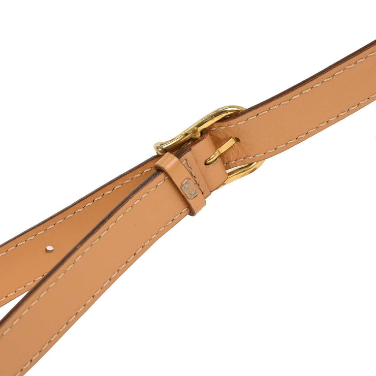 Celine Beige PVC Macadam Shoulder Bag M14 177601