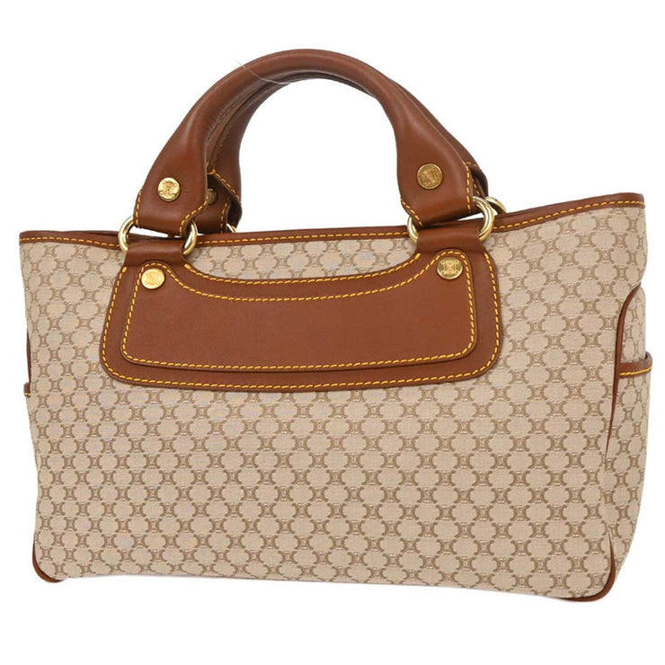 Celine Beige Canvas Macadam Boogie Tote Handbag YS00/14 177602