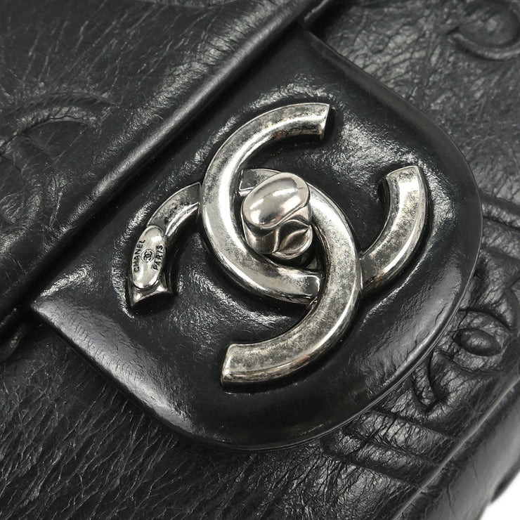 Chanel Black Calfskin Icon Shoulder Bag 177604