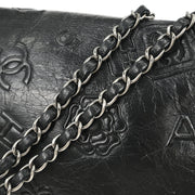 Chanel Black Calfskin Icon Shoulder Bag 177604