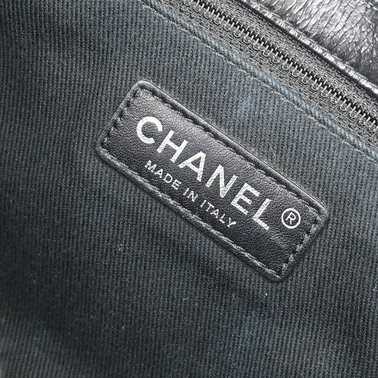 Chanel Black Calfskin Icon Shoulder Bag 177604